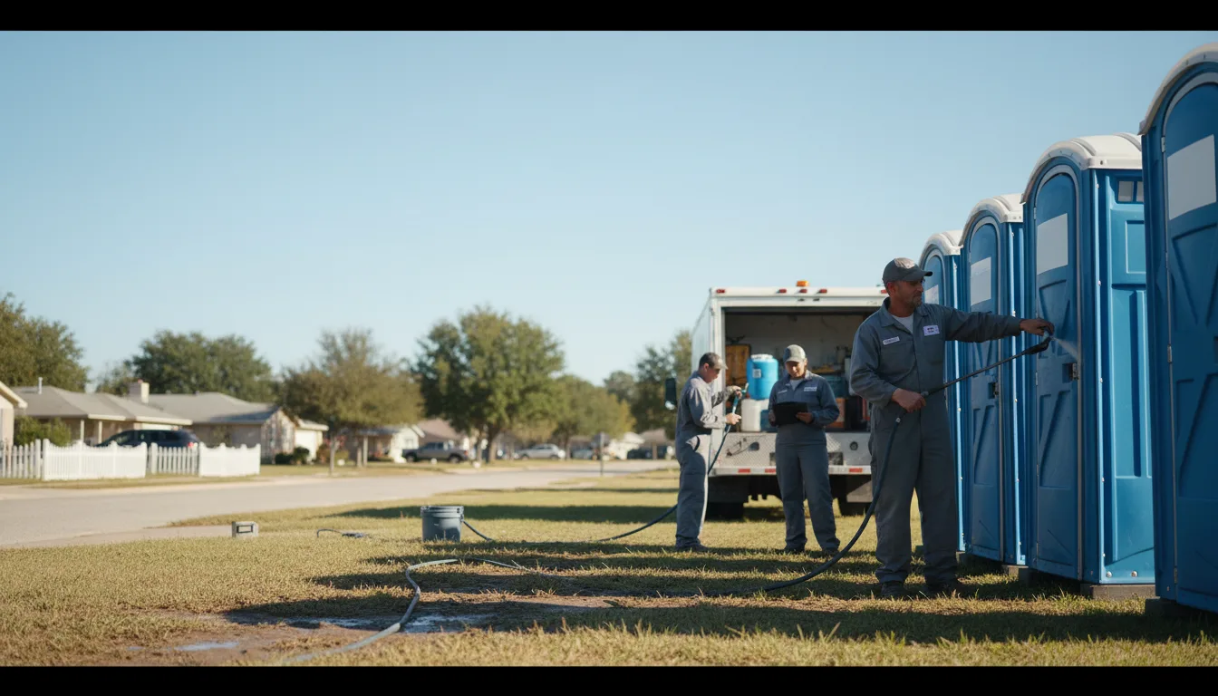 Long-Term Portable Toilet Rental in New Douglas, IL near me